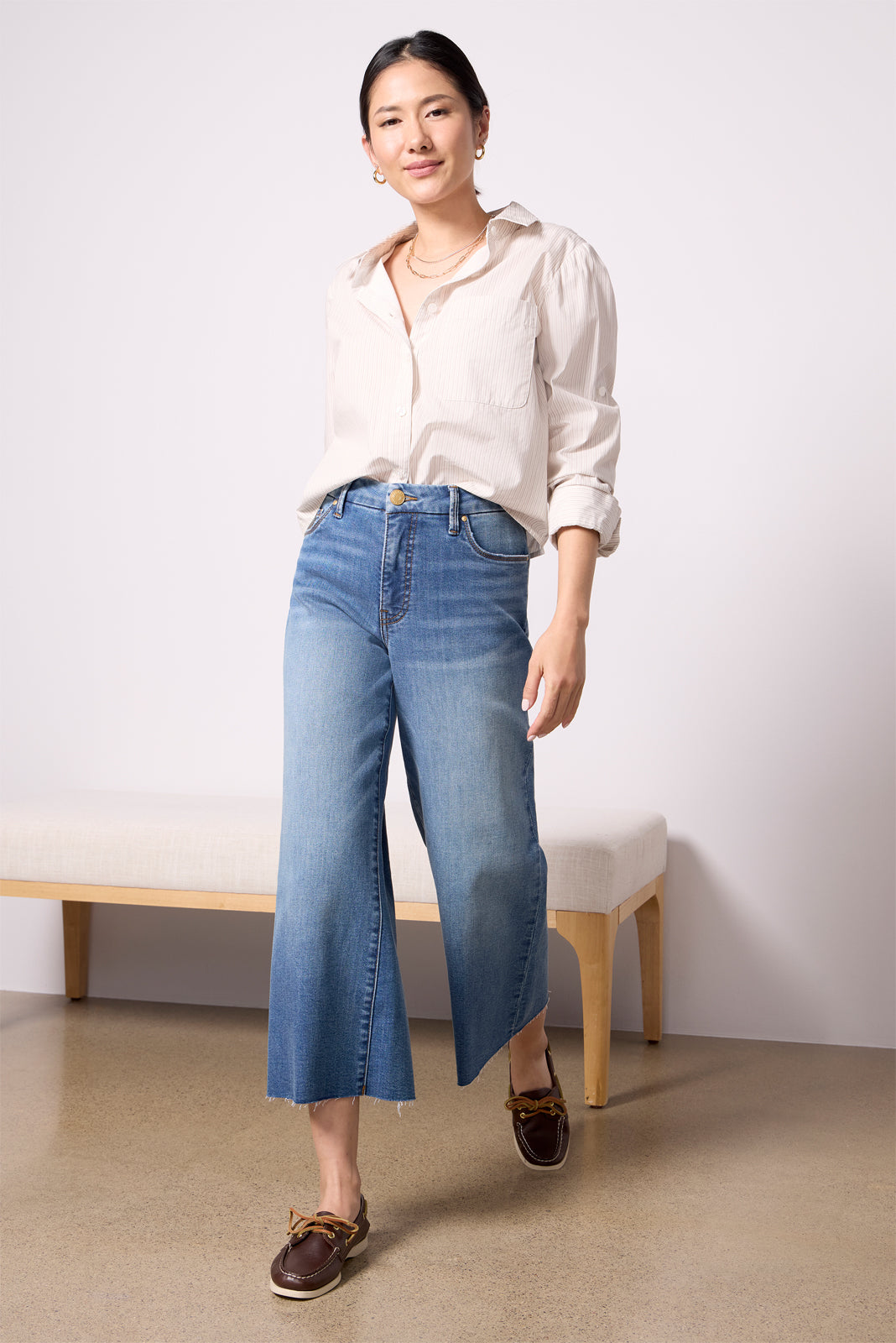 Petite Meg Wide Leg Raw Hem - Image 6