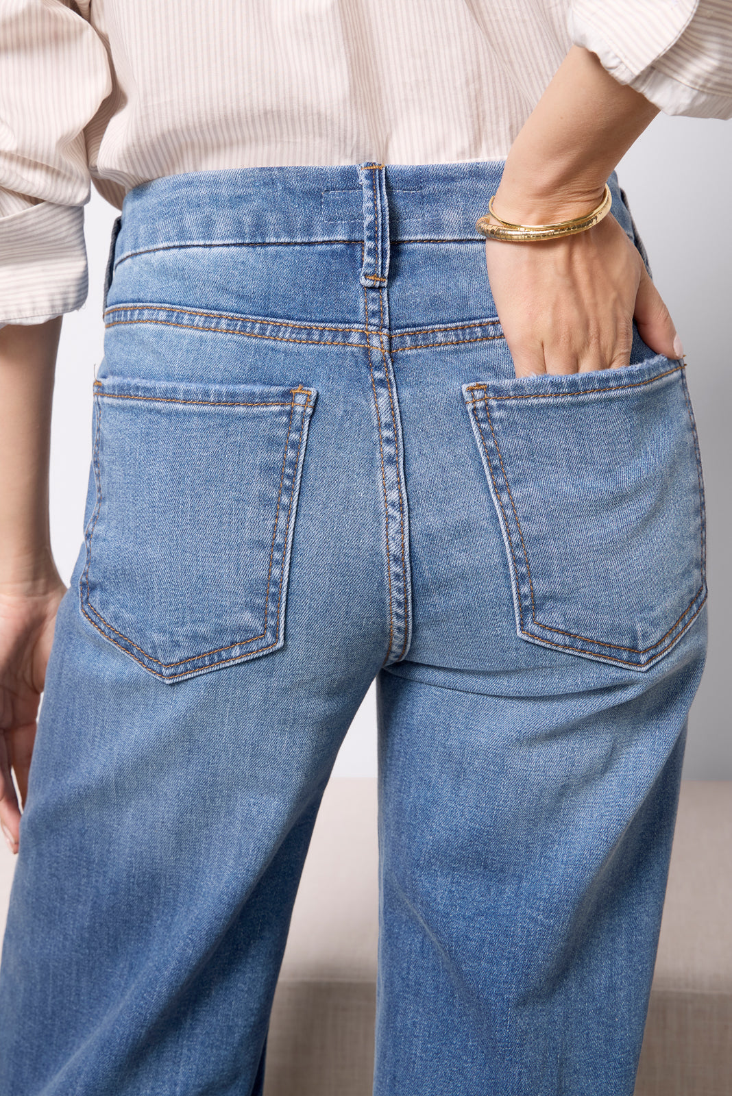 Petite Meg Wide Leg Raw Hem - Image 4