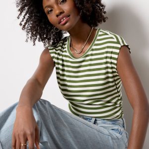 Joni Stripe Crew Neck Top