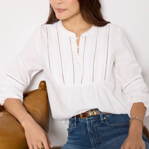 Jacqueline Lace Inset Blouse