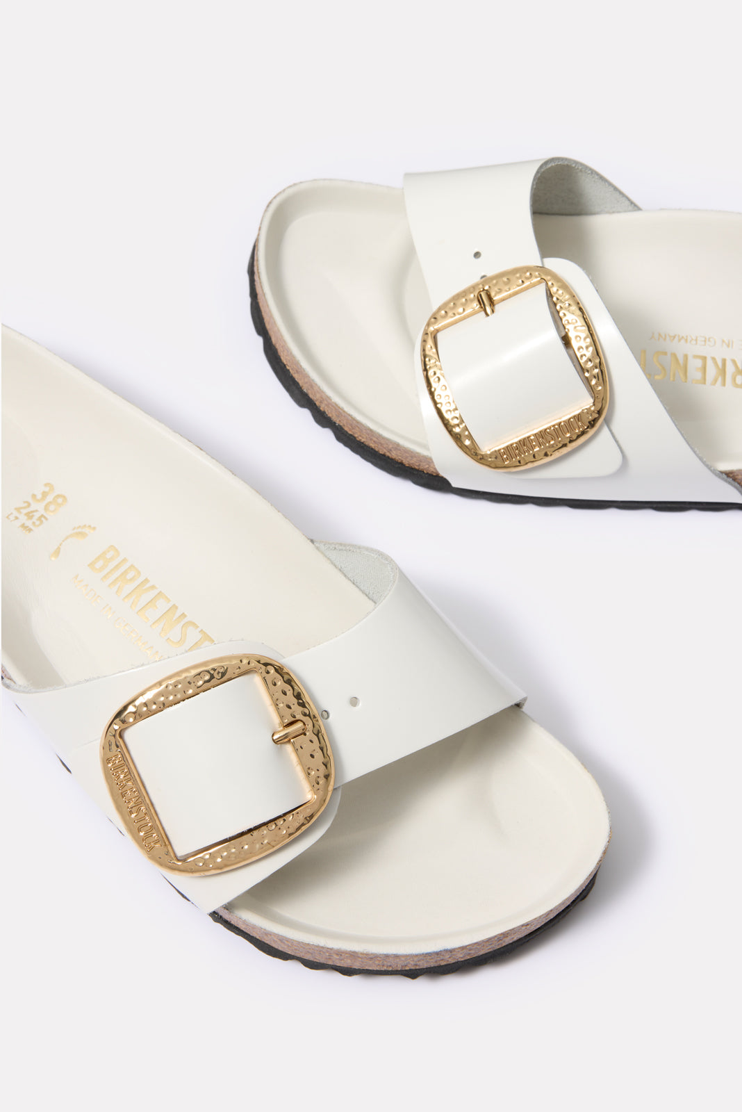 Madrid Big Buckle Gold Hammered - Image 2