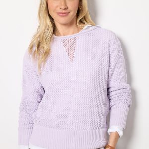 Open Knit Sweater