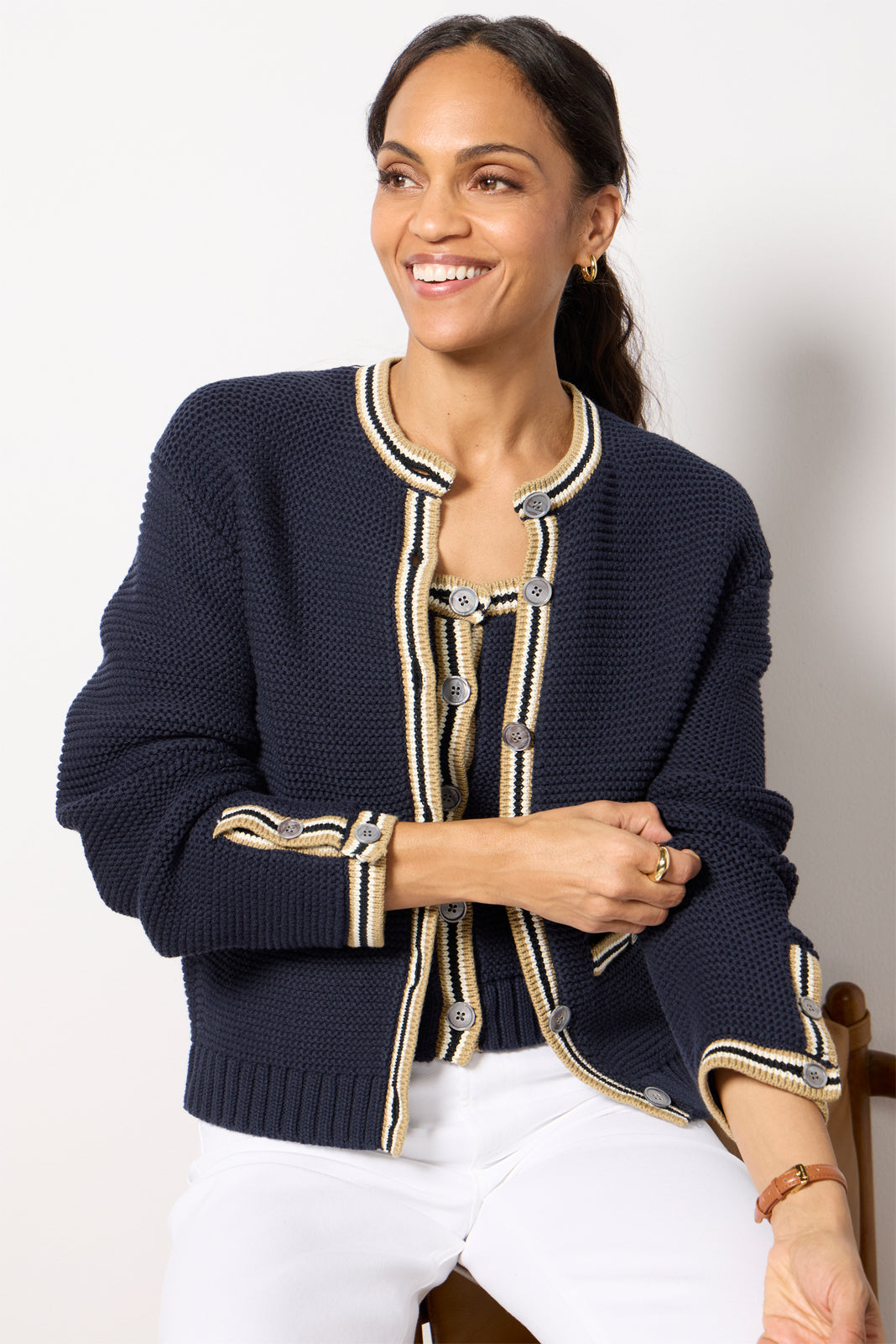 Emerson Cotton Cardigan - Image 6