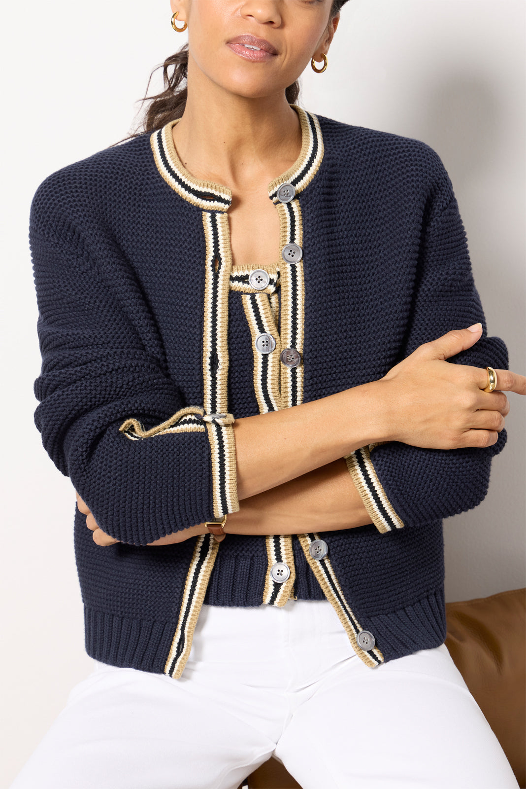 Emerson Cotton Cardigan - Image 5