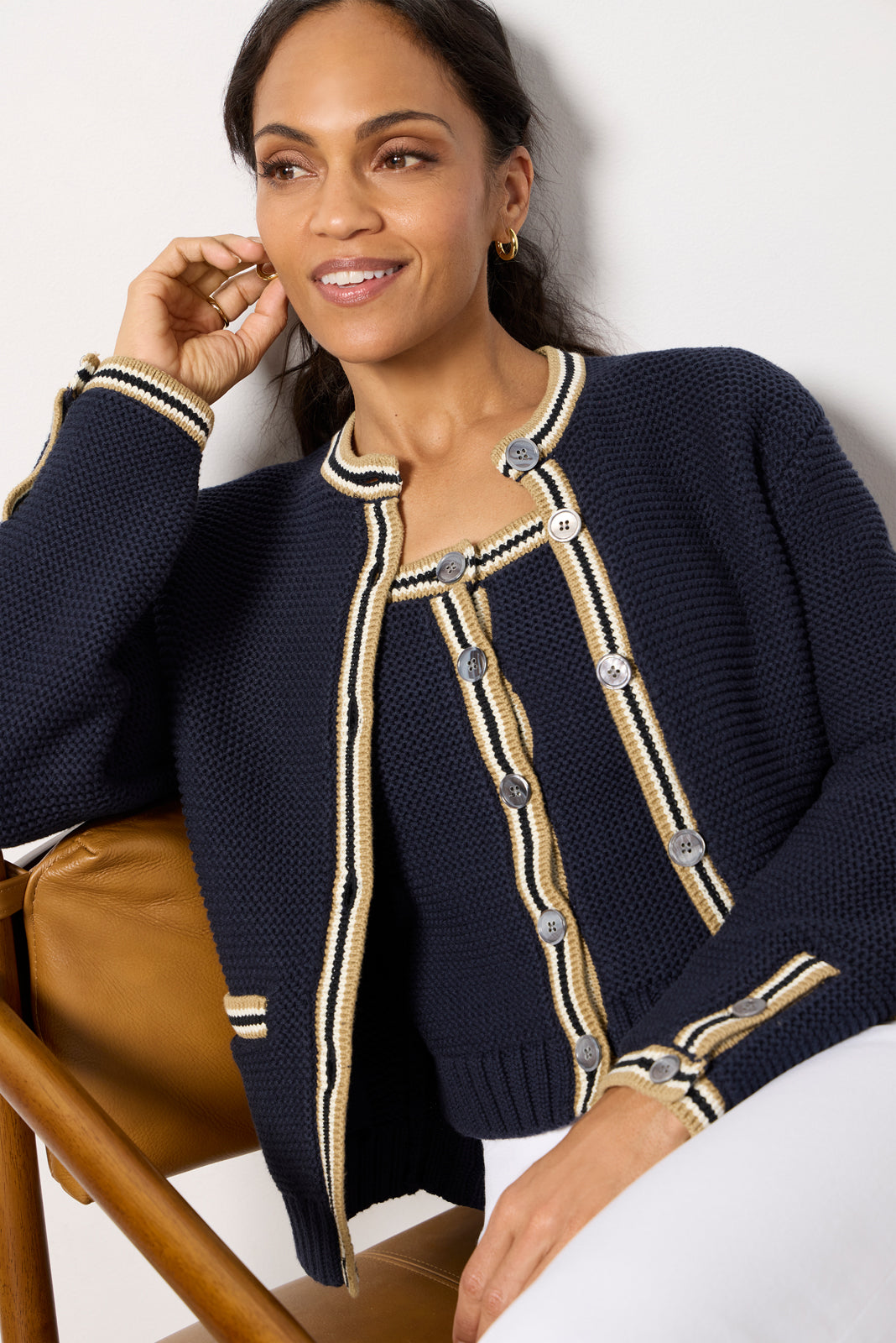 Emerson Cotton Cardigan - Image 3