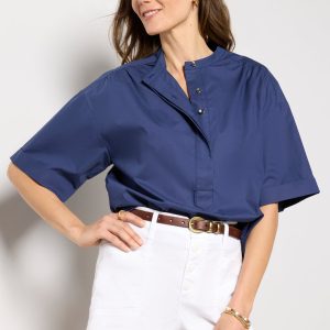 Relaxed Short Sleeve Popover