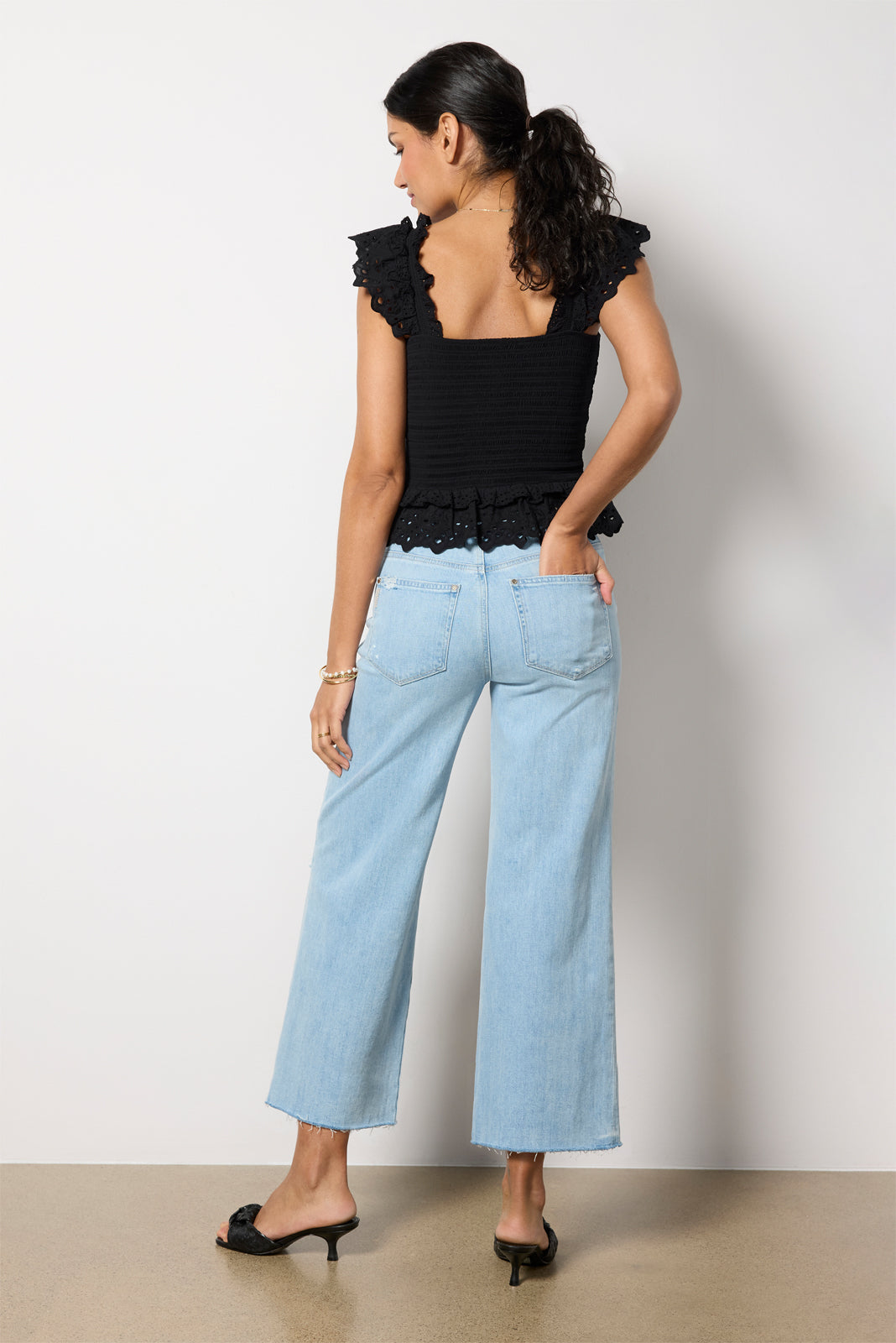 Sasha Ankle w Raw Hem - Image 4