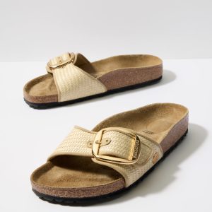 Madrid Big Buckle Raffia