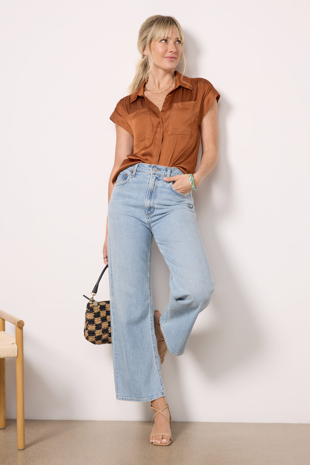 Remi Satin Shirt - Image 3