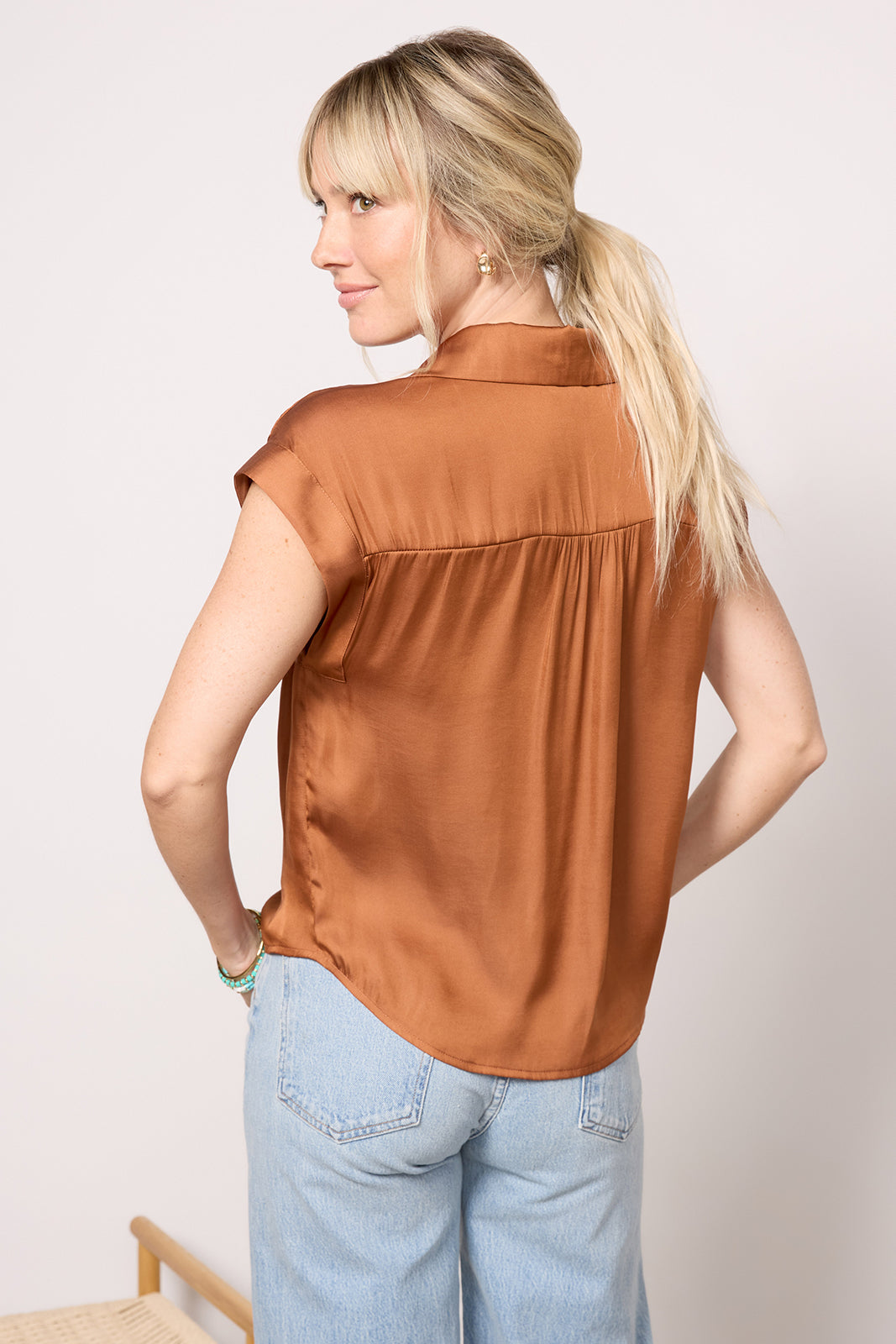 Remi Satin Shirt - Image 4
