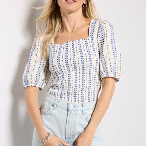 Ellison Smocked Top