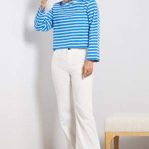 Marsielle Striped Boatneck Tee