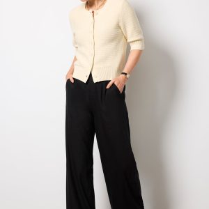 Textured Short Sleeve Cardi