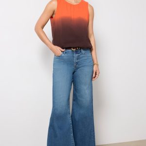 Skye Dip Dye Bubble Top