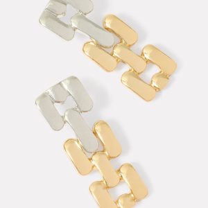 Jaclyn Two Tone Earring