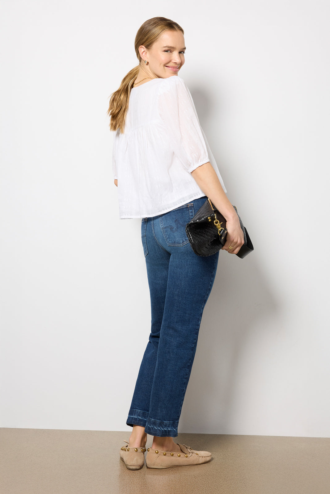 Brinley w Release Hem Straight Jean - Image 4