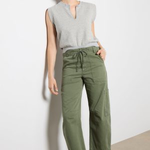 Sloane French Terry Split Neck Top