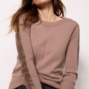 Harlow Leather Pullover