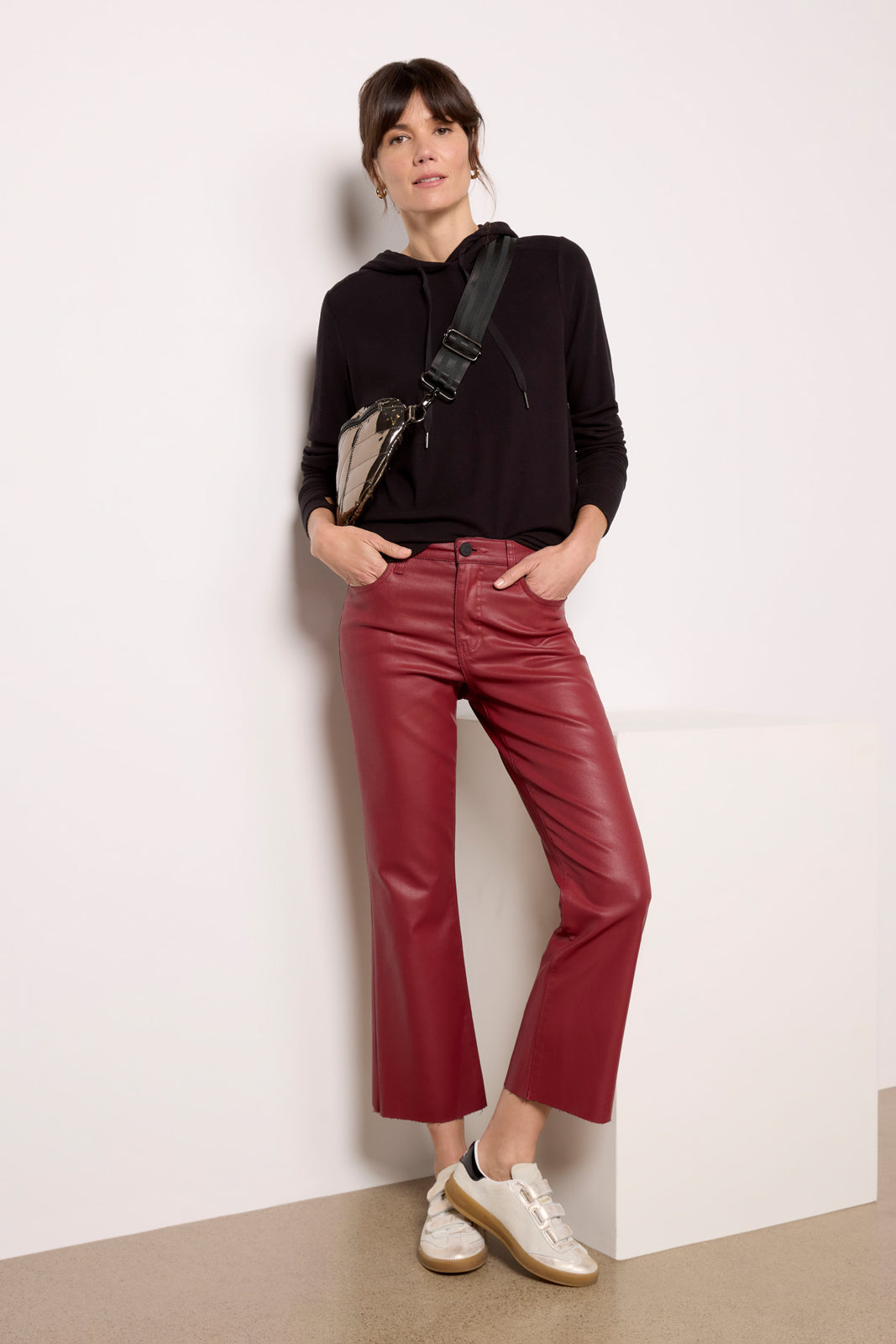 Zoey Rib Inset Hoodie - Image 3