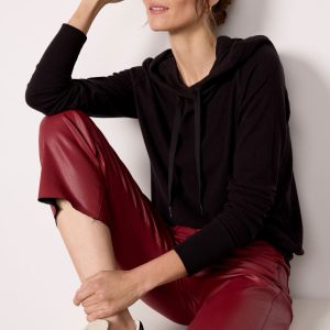 Zoey Rib Inset Hoodie