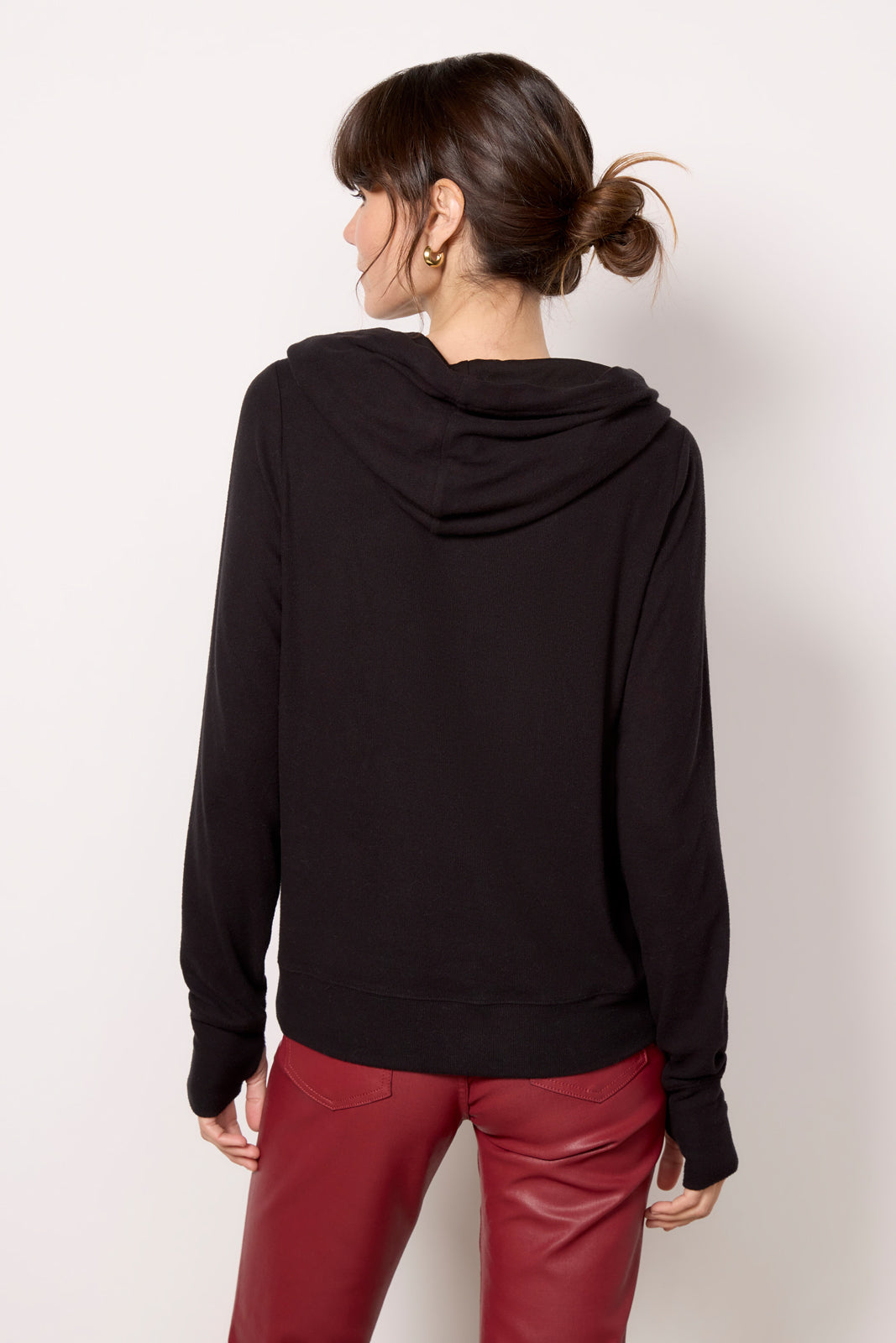 Zoey Rib Inset Hoodie - Image 4
