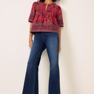 Maxine Split Neck Blouse