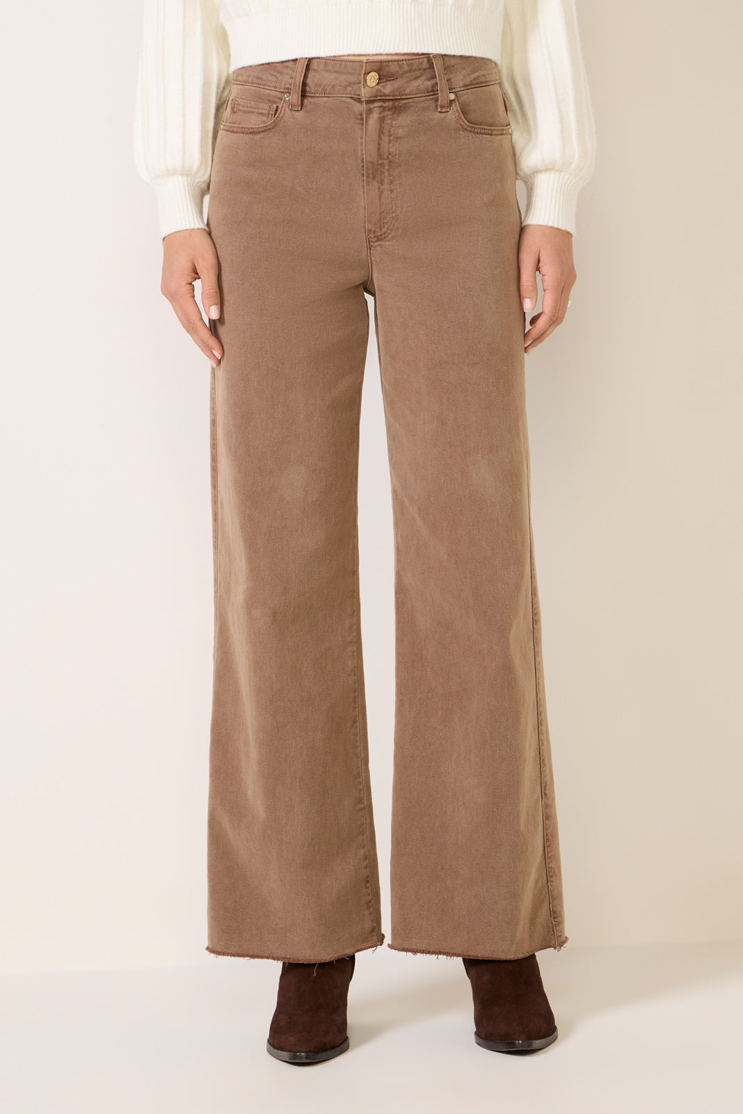 Anessa 31` w Raw Hem Wide Leg Pant - Image 6