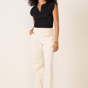 Joni Snap Henley Top