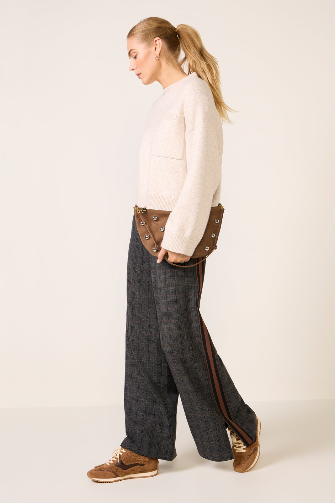 Plaid Tala Track Pant