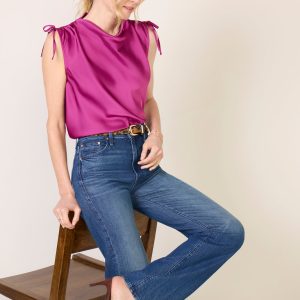 Saylor Tie Shoulder Top