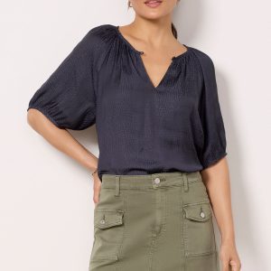 Thea Jacquard Top
