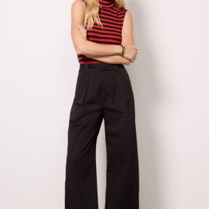 Cara Cropped Pleated Trouser