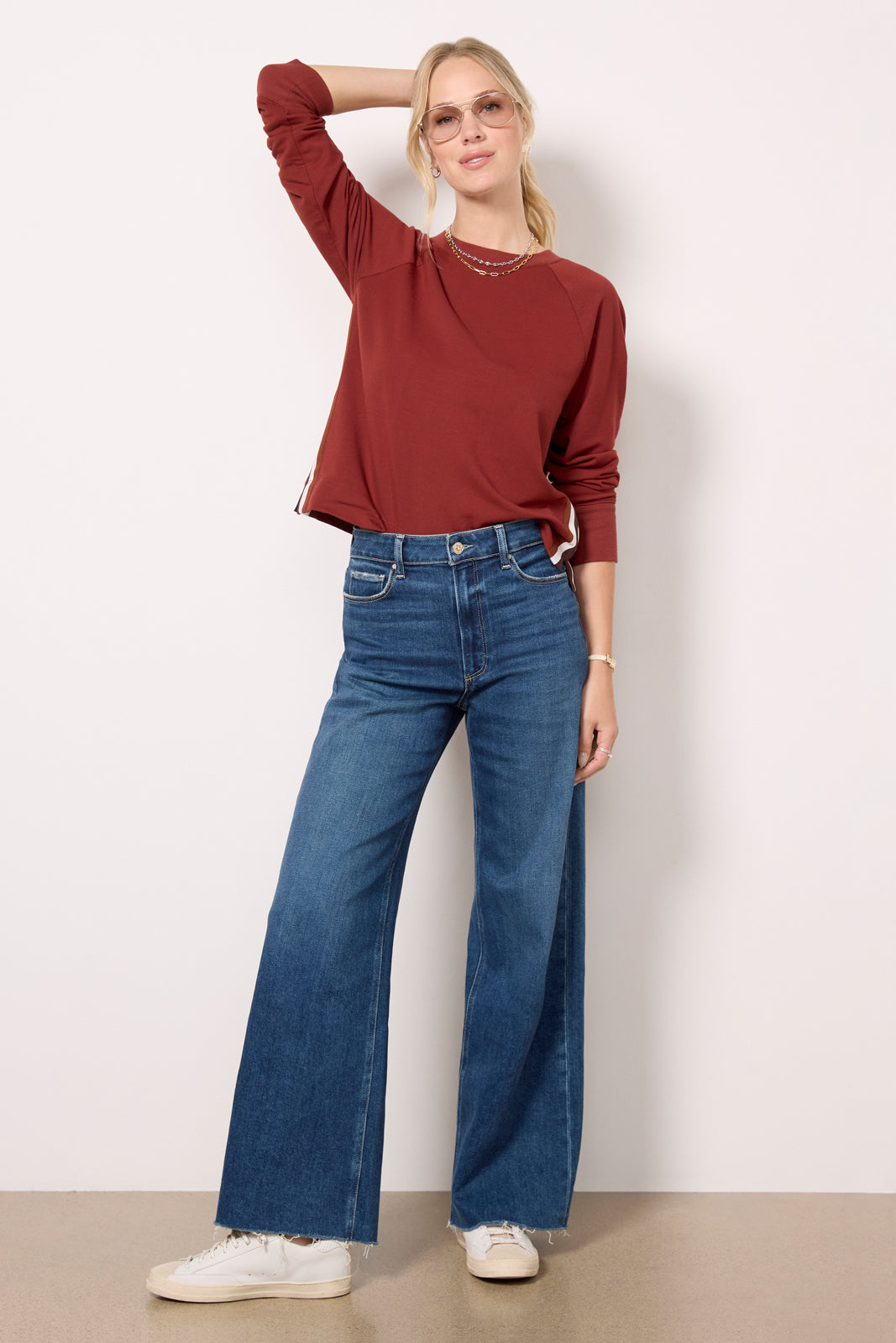 Taylor Stripe Trim Sweatshirt - Image 5