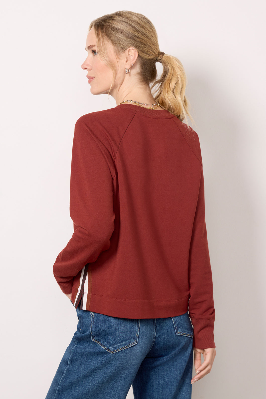 Taylor Stripe Trim Sweatshirt - Image 4