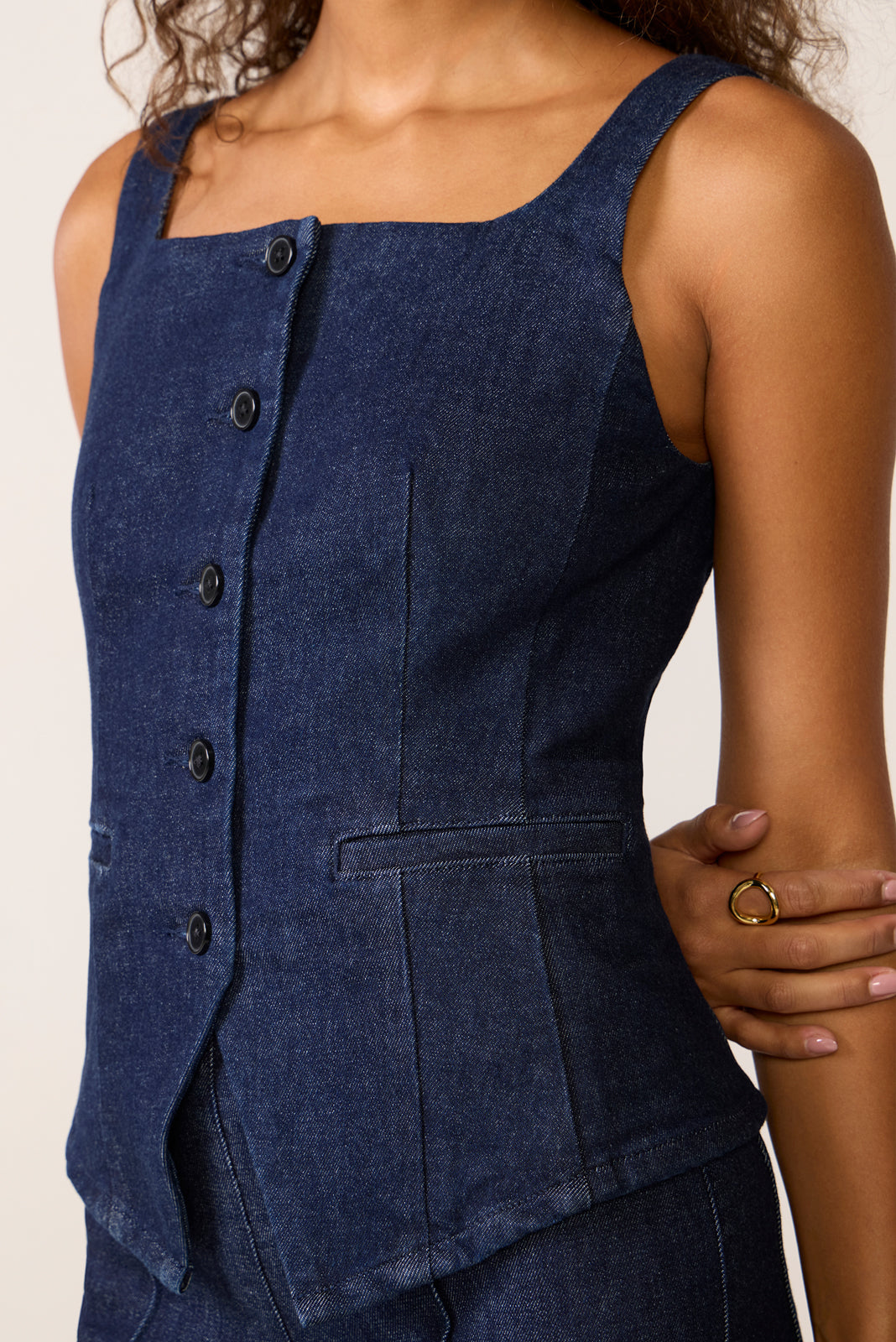 Denim Vest - Image 3