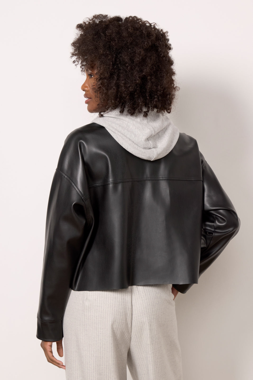 All Day Faux Leather Jacket - Image 4
