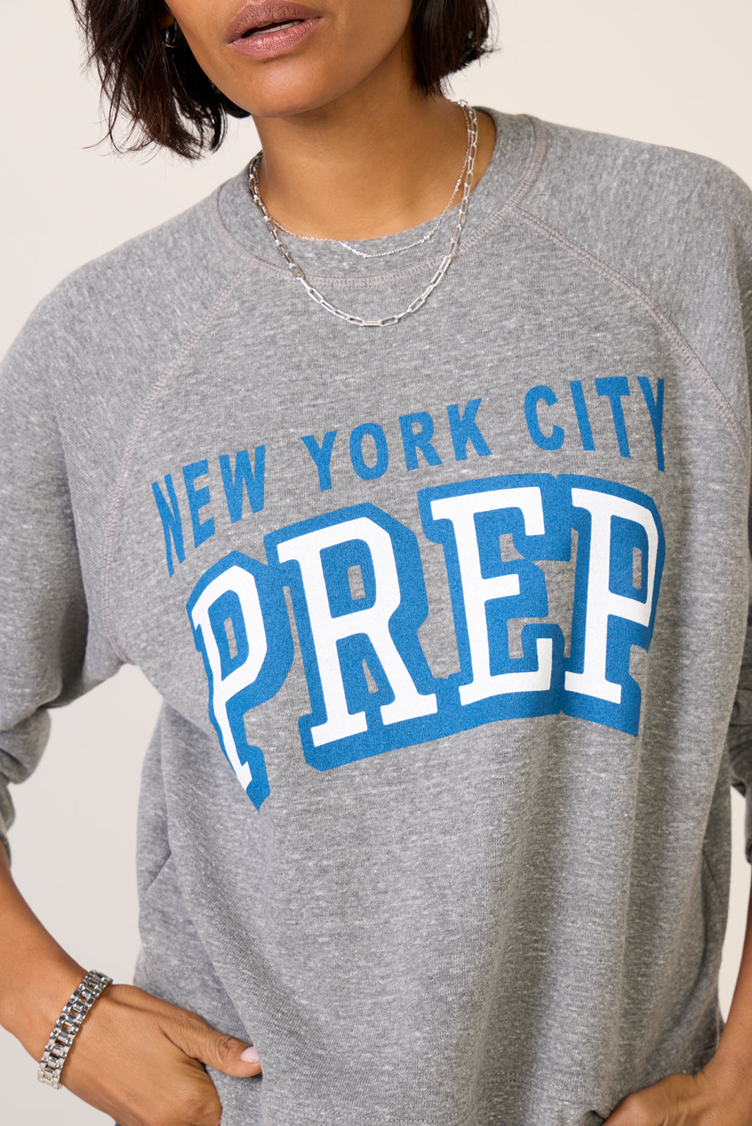 NYC Prep Raglan Crew Sweatshirt - Image 5