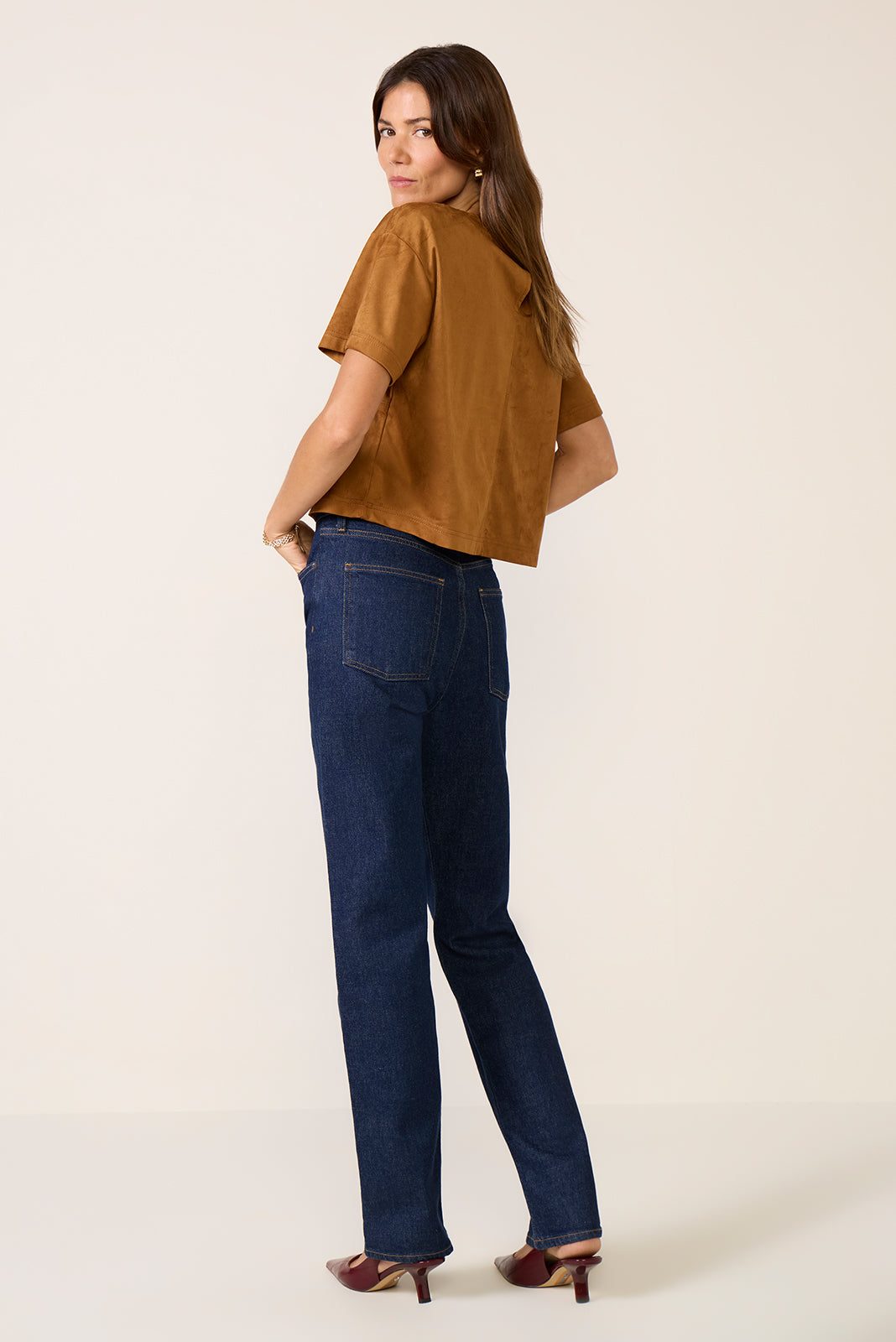 90s Pinch Waist Long Straight Jean - Image 4