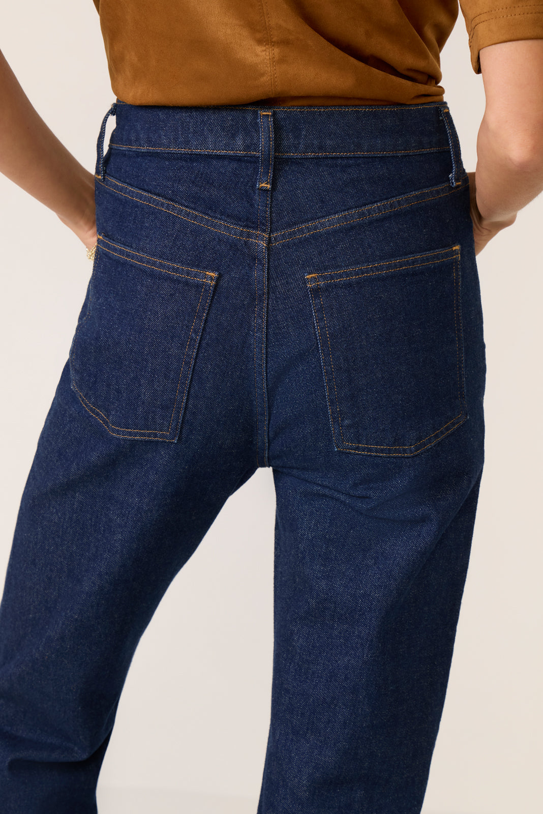 90s Pinch Waist Long Straight Jean - Image 3