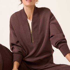 Sally Half Zip Sweat