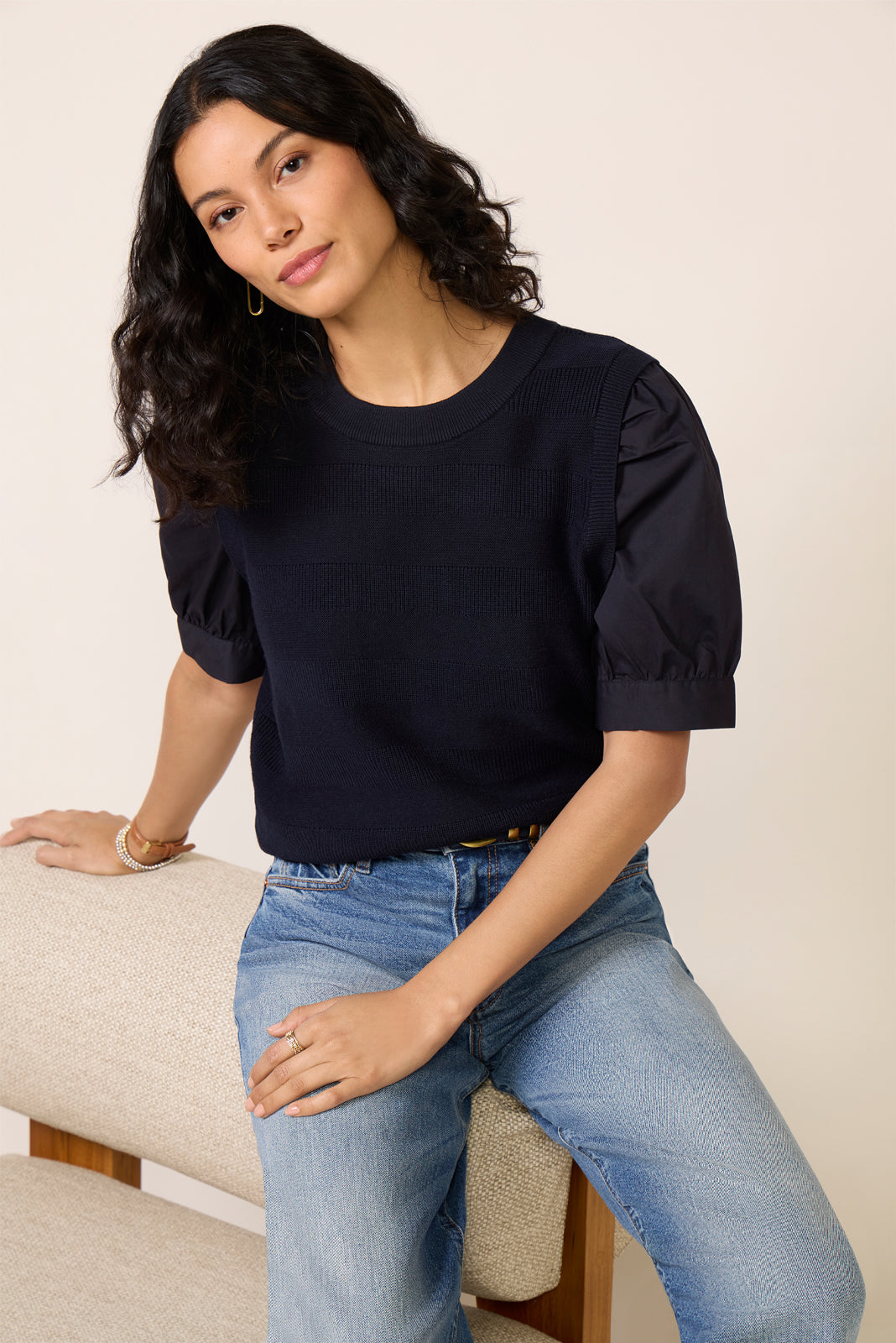 Violet Puff Sleeve TwoFer - Image 6