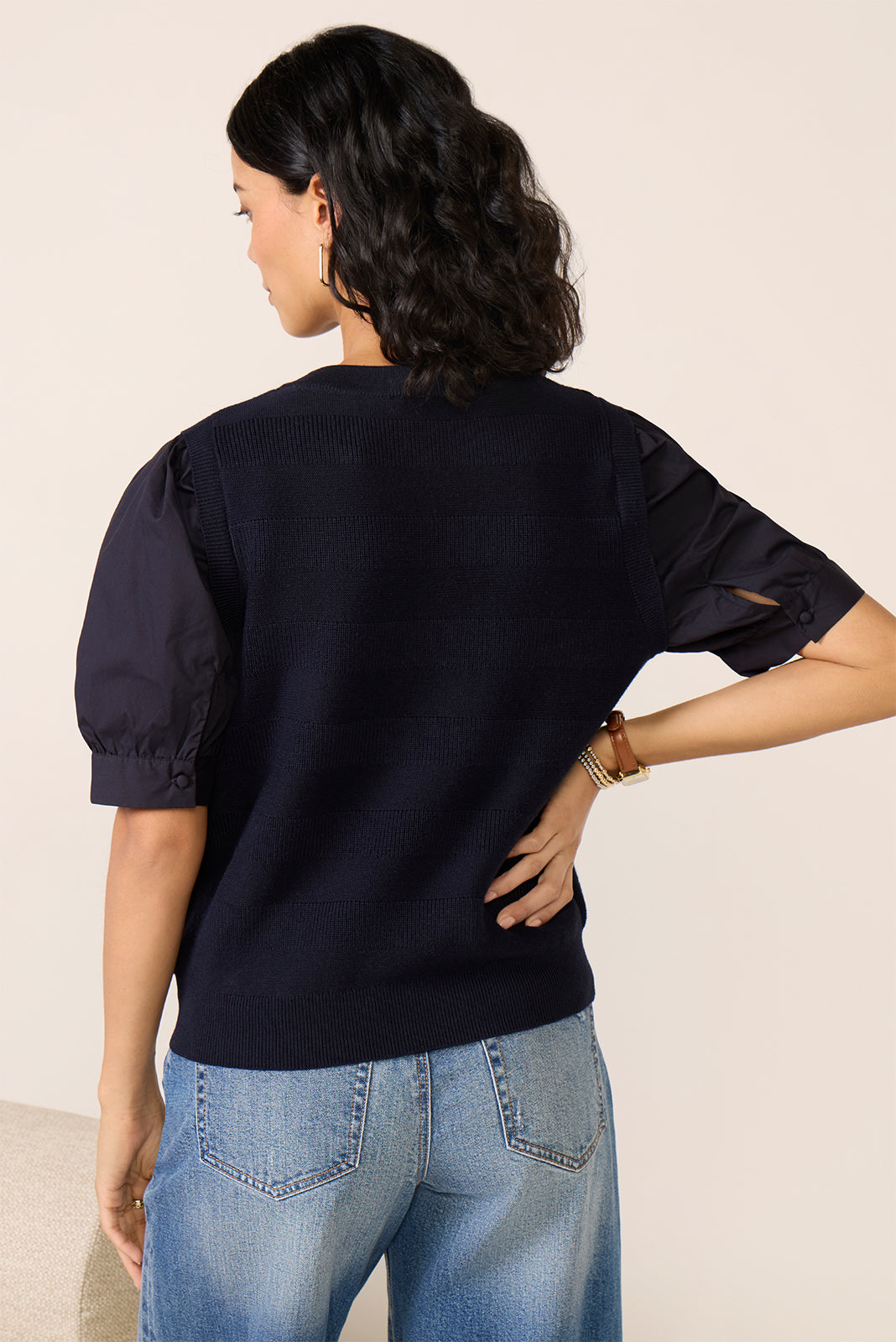 Violet Puff Sleeve TwoFer - Image 4