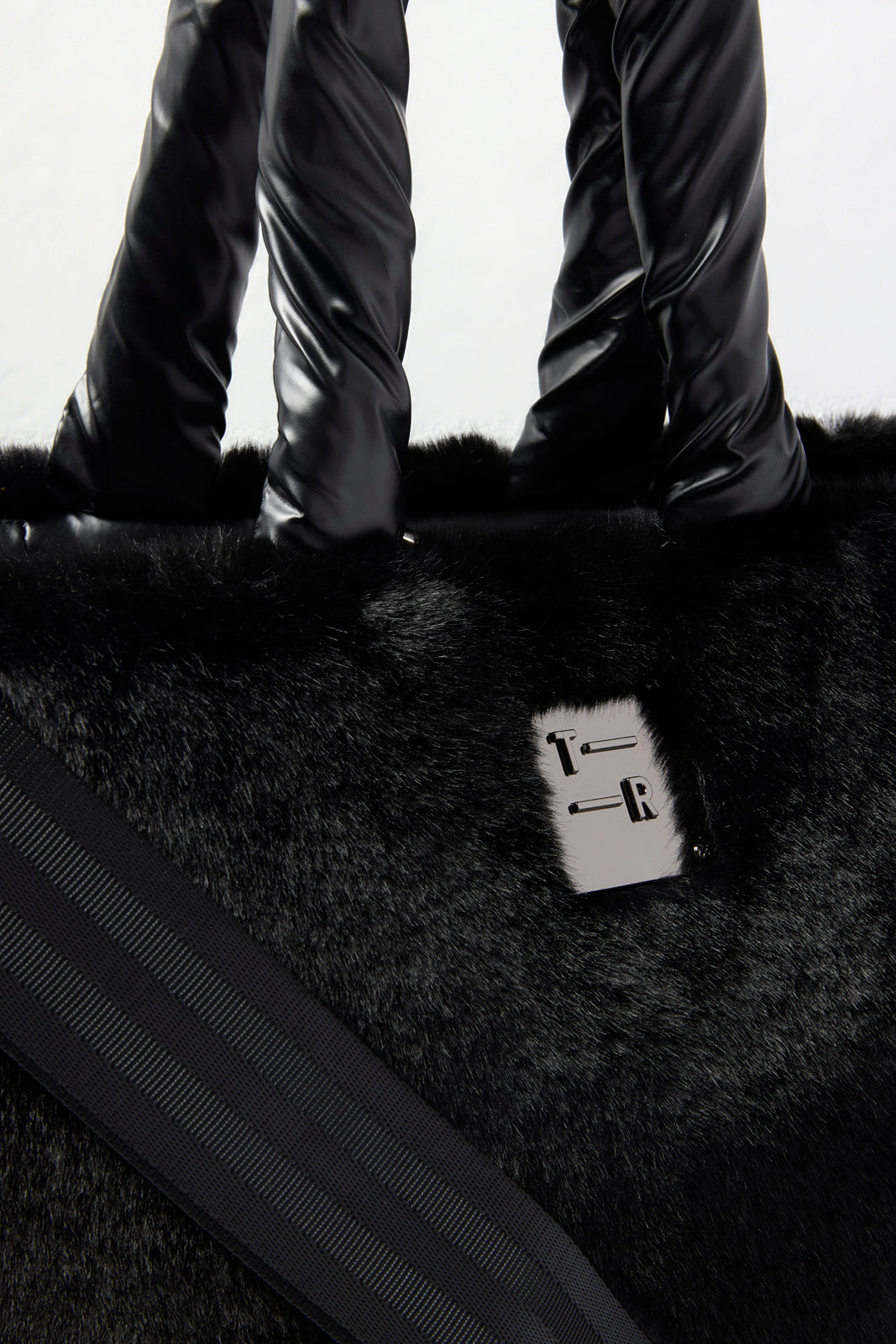 Duplex Reversible Fur Tote - Image 4