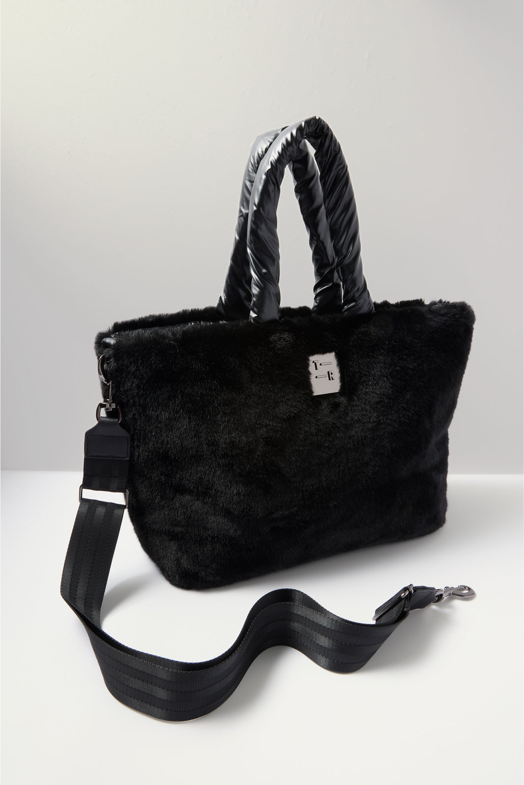 Duplex Reversible Fur Tote - Image 3