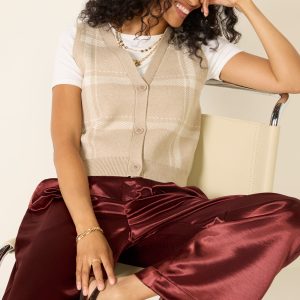 Oliver Plaid Sweater Vest