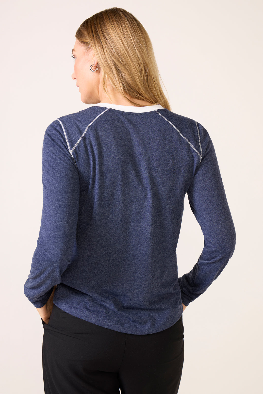 Millie Triblend Varsity Top - Image 4