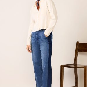 Ashton Wide Leg Barrel Jean