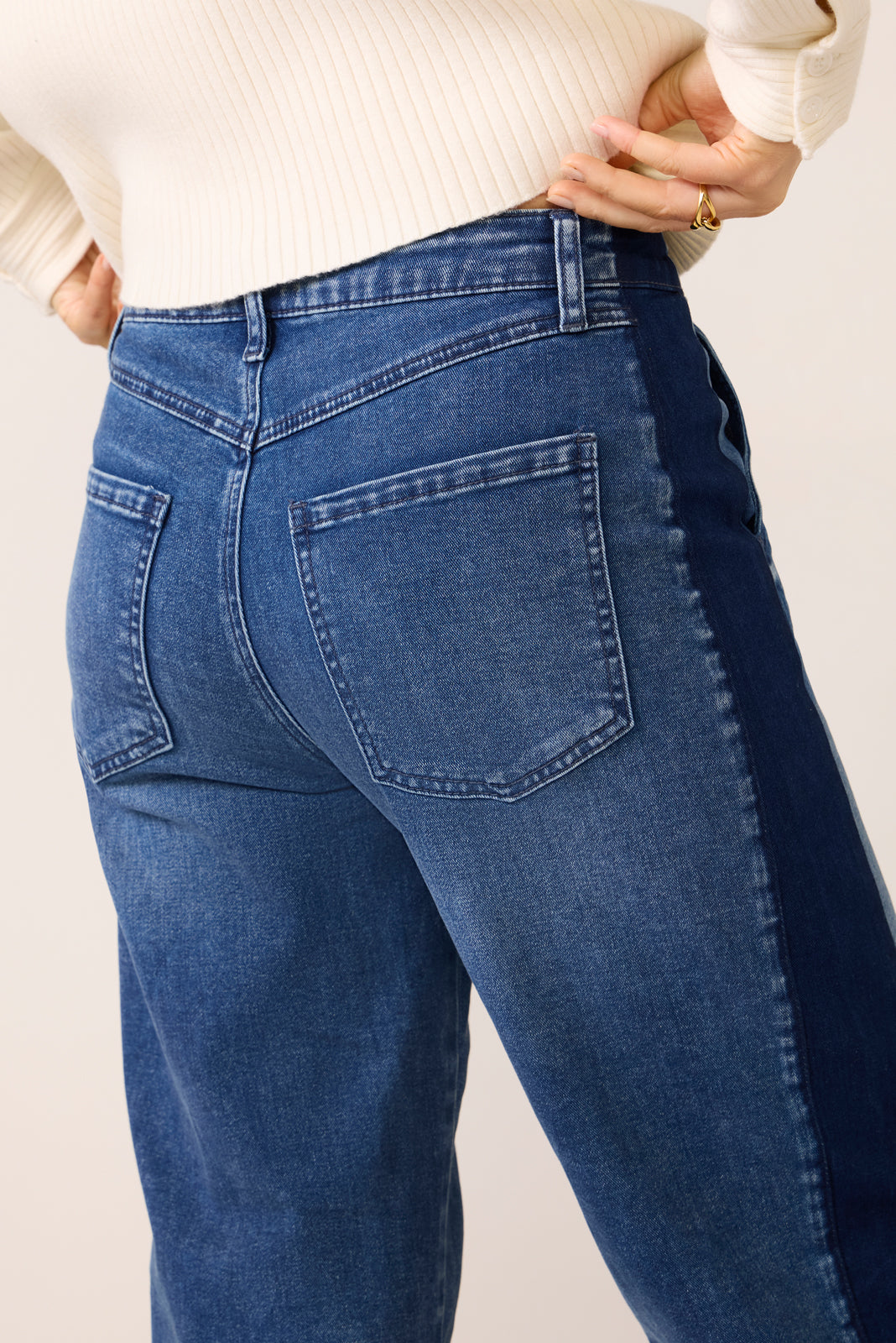Ashton Wide Leg Barrel Jean - Image 2