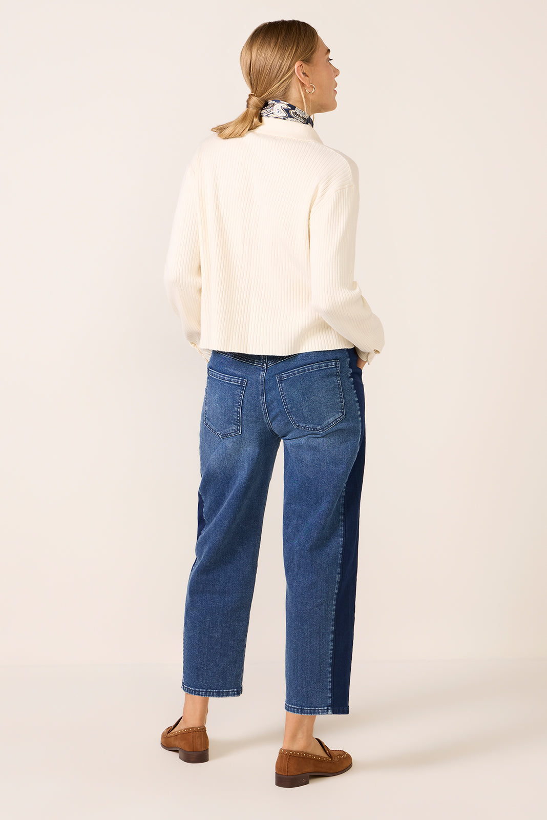 Ashton Wide Leg Barrel Jean - Image 4