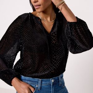 Arlo Velvet Burnout Top